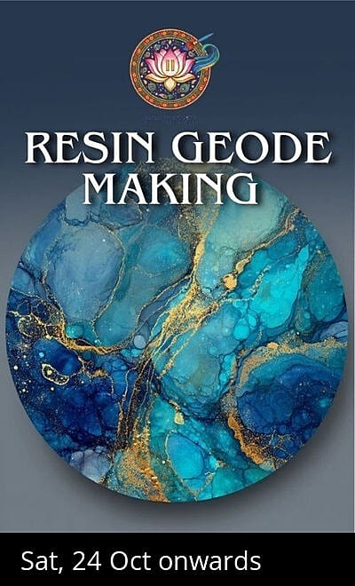 Resin Geode Making Workshop