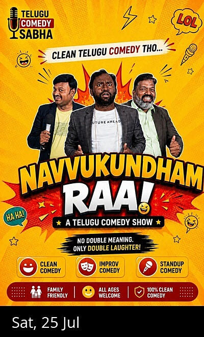 Navvukundham Raa.. - Telugu Clean Standup & Improv