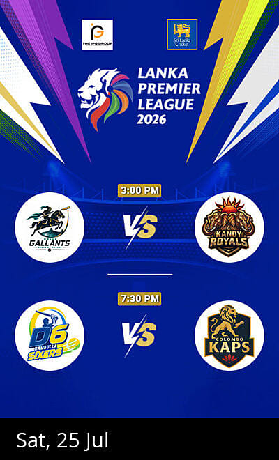 Galle vs Kandy and Dambulla vs Colombo