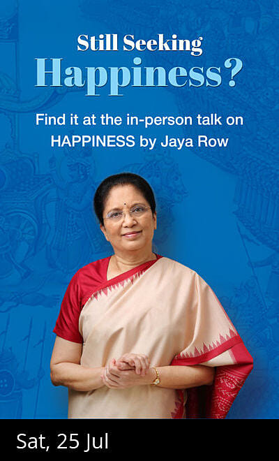 Talk on HAPPINESS by Jaya Row