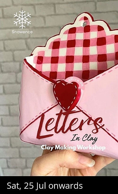 Letters in clay