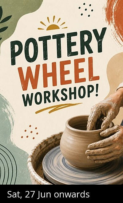 Clay Pottery Wheel Workshop 