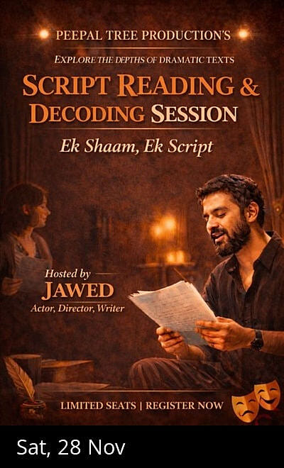 Ek Shaam, Ek Script