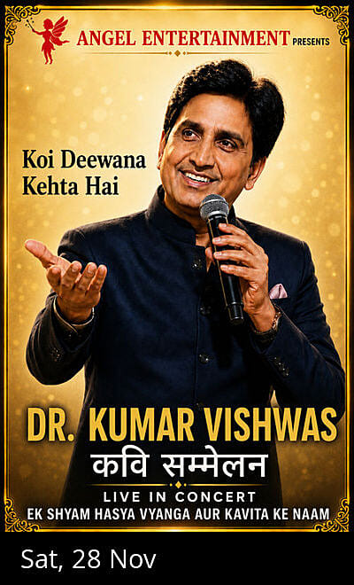 Dr. Kumar Vishwas live in Kavi Sammelan Concert