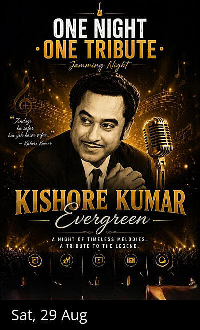 ONE NIGHT ONE TRIBUTE Kishore Kumar Evergreen Jam