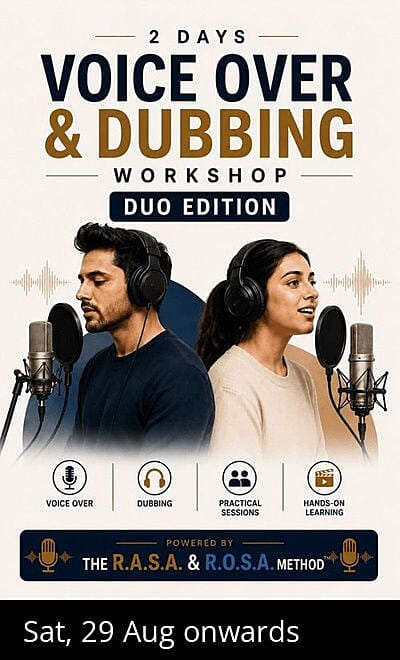 2-Days Voice and Dubbing Workshop (Duo Edition)