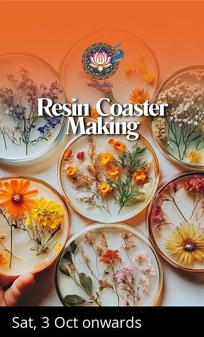Resin Coaster Making - Kalaantara