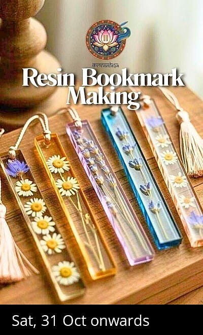 Resin Bookmark Making - Kalaantara