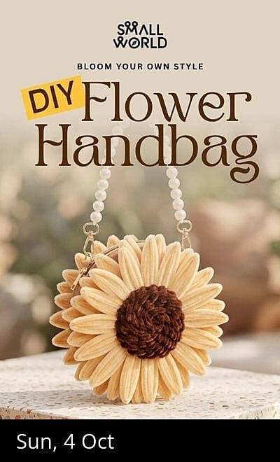 DIY Flower Handbag