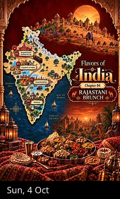 Falvors of India - Rajasthani Brunch in Mumbai/Tha