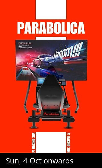 F1 Racing Simulators at Parabolica.