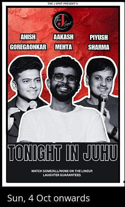 Tonight In Juhu - A Live Standup Comedy Show