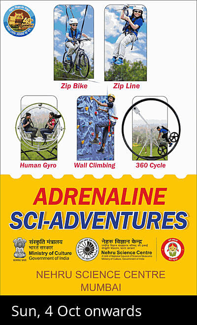 Adrenaline Sci-Adventure at Nehru Science Centre