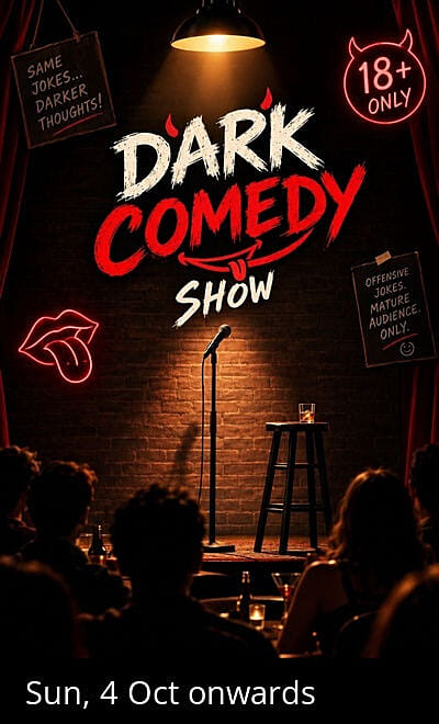 DARK COMEDY SHOW - MIC ON STUDIO