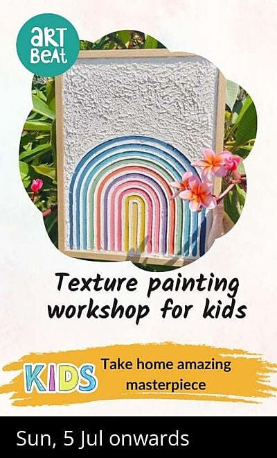 Texture painting for kids