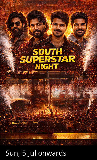 South Superstar Night Bangalores Biggest South NT