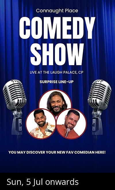 Connaught Place Standup Comedy Show