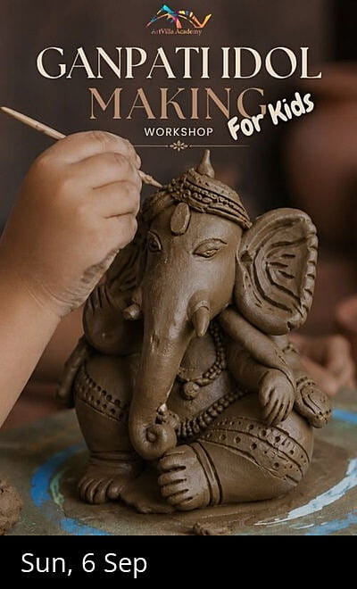 Ganpati Idol Making Workshop (Kids)