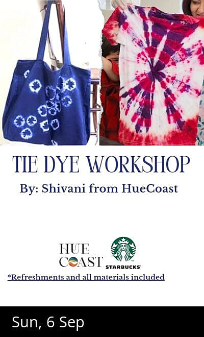 Tie Dye Workshop with HueCoast - Creative Sunday