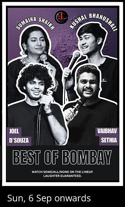 Best Of Bombay - A live stand up comedy show 