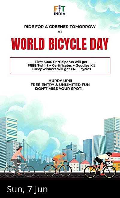 Fit India World Bicycle Day 2026
