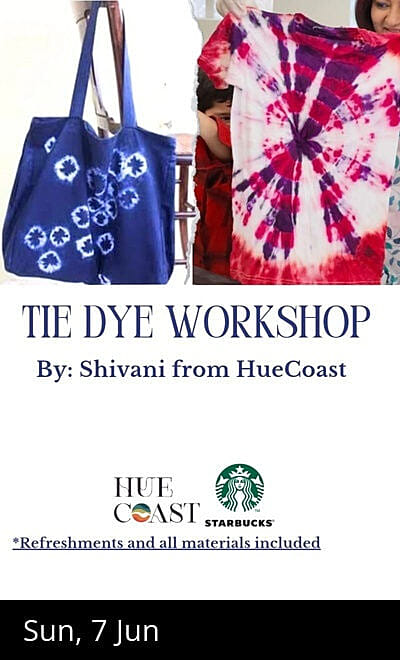 Tie Dye Workshop with HueCoast - Creative Sunday