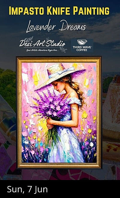 Impasto Knife Painting - Desi Art Studio