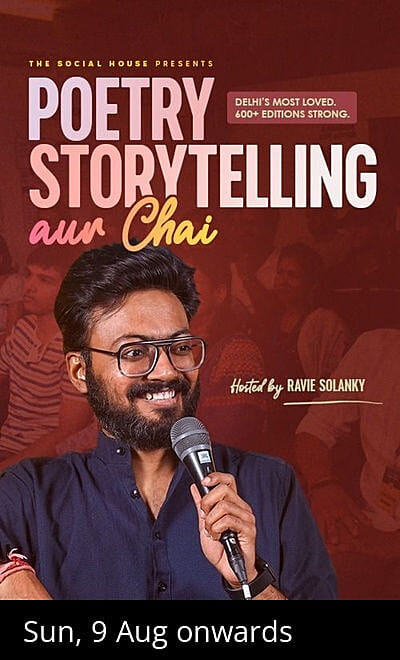 Poetry Storytelling & Chai Hosted by Ravie Solanky