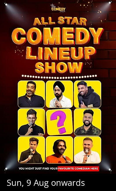 All Star Lineup- A Curated Stand up comedy show