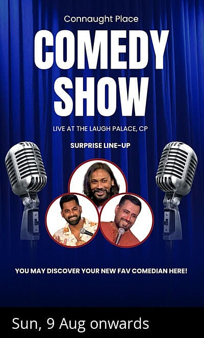 Connaught Place Standup Comedy Show
