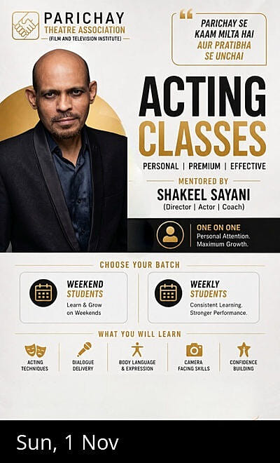 Parichay Theatre presents : Sugandhi (Hatak)