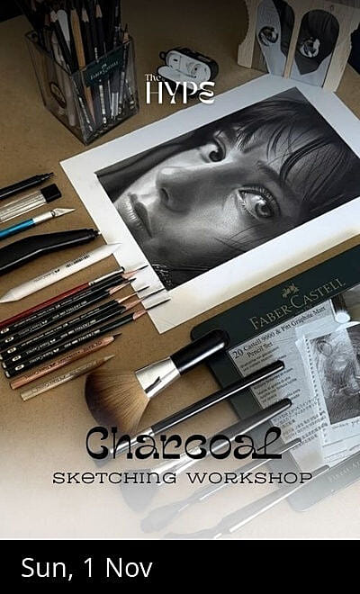 Charcoal sketching workshop
