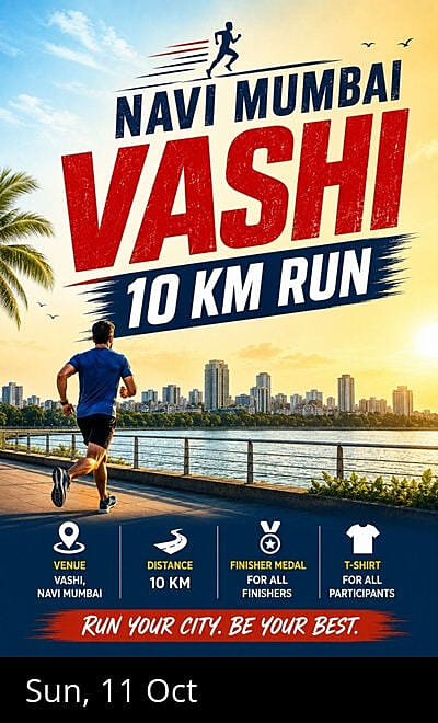 Navi Mumbai Vashi 10 KM Run