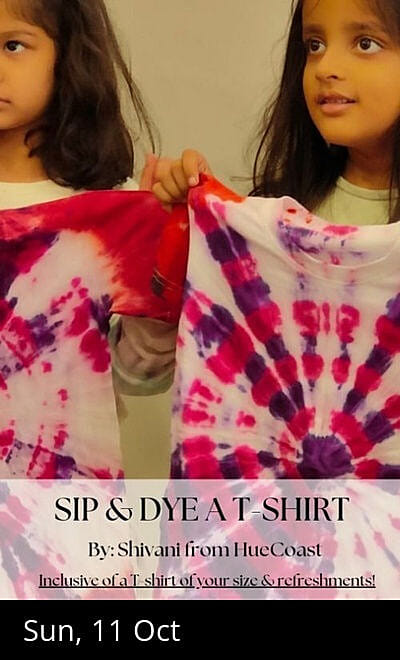 Tie Dye Workshop with HueCoast- A Creative Sunday