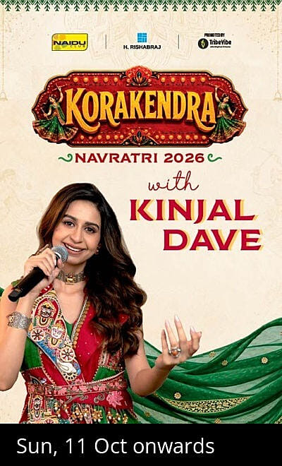 Korakendra Navratri 2026 with Kinjal Dave
