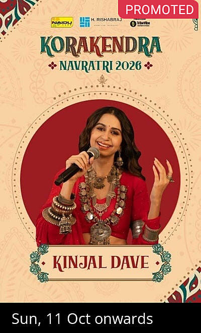 Korakendra Navratri 2026 with Kinjal Dave