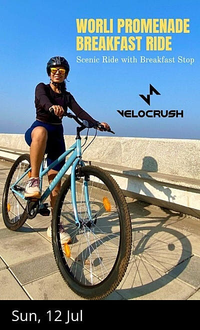 Worli Promenade Breakfast Ride Mumbai- Velocrush