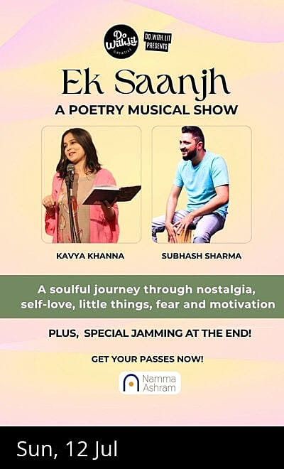 Ek Saanjh - A Live Poetry Musical Show