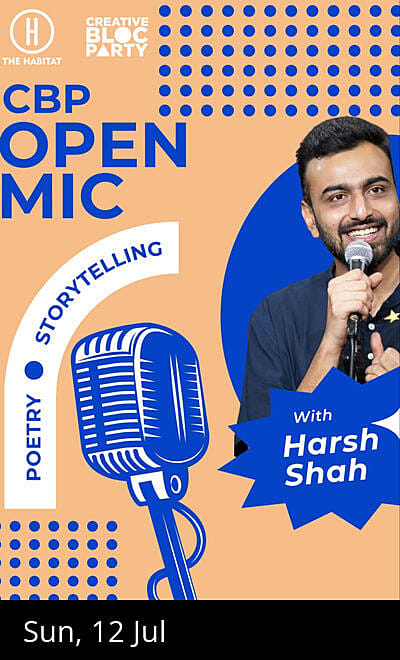 Creative Bloc Party Open Mic by Harsh Shah