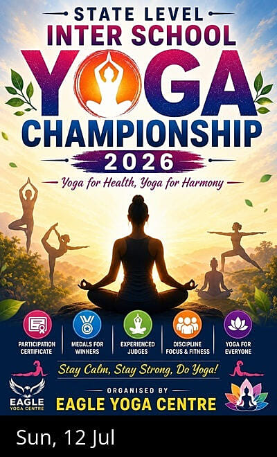 state level inter school yoga championship 2026