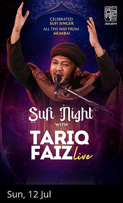 Sufi Night with Taraq Faiz Live on 12th July