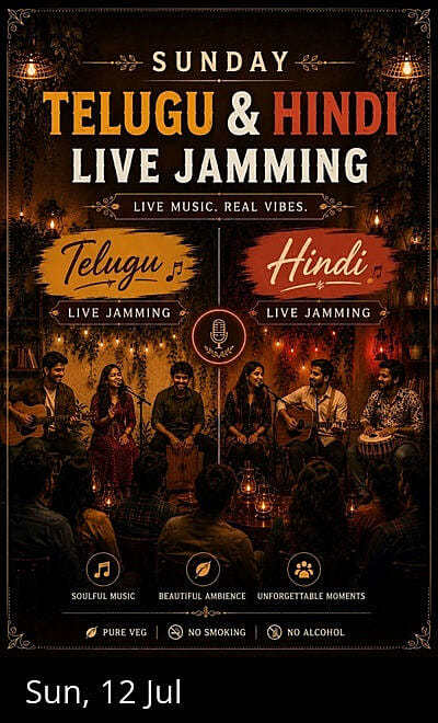 Silaa Sunday Telugu And Hindi Jamming Hyderabad