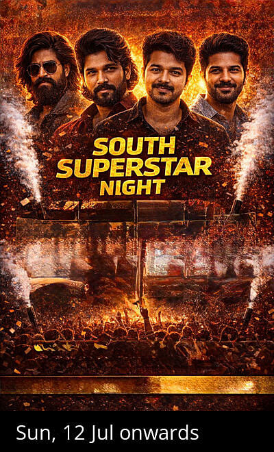South Superstar Night Bangalores Biggest South NT