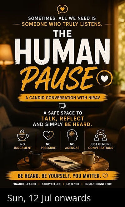 The Human Pause. Unfiltered Conversations with me