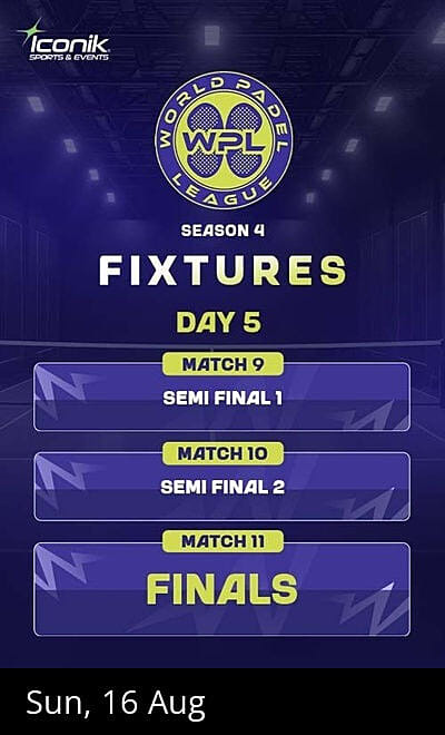 World Padel League 2026 - Day 5