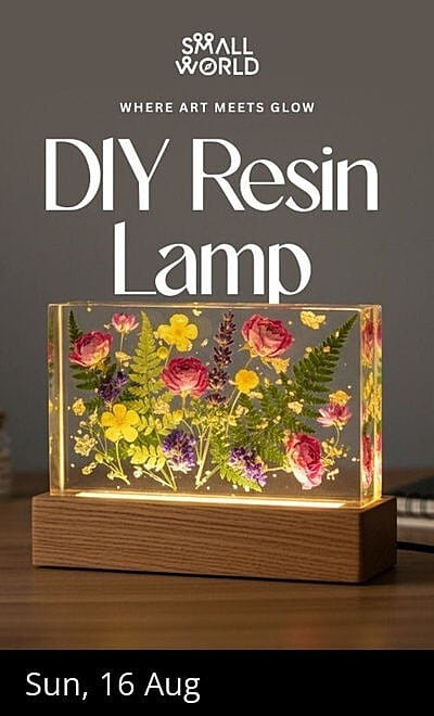 DIY Resin Lamp Art