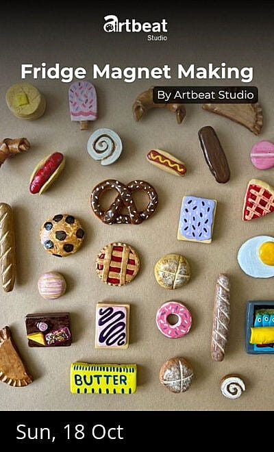 Clay Fridge Magent Making - Artbeat Studio 