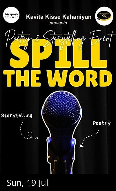 SPILL THE WORD (Poetry & Storytelling Event)