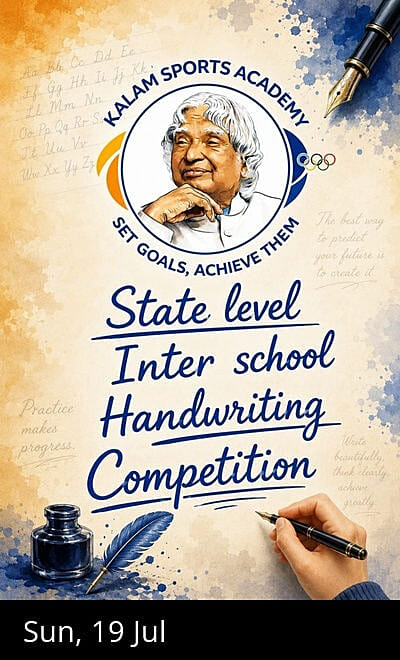 State Level Handwriting Competition July 2026