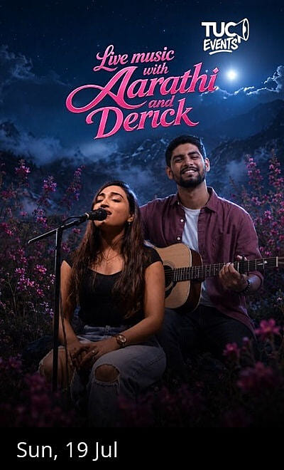 Live music with Aarathi and Derick
